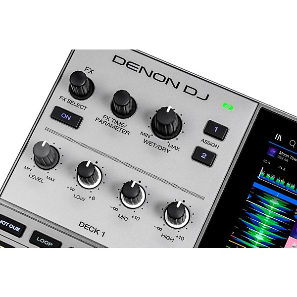 Denon DJ PRIME GO+ Professional 2-Channel Standalone DJ System with Bluetooth