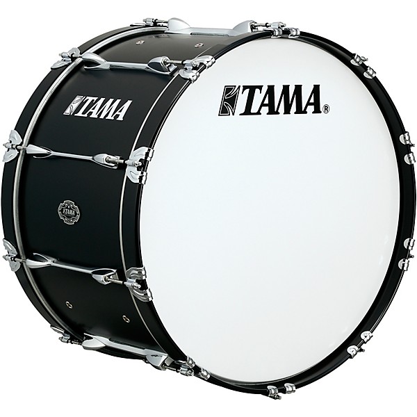 Tama Marching Fieldstar Marching Bass Drum, Satin Black 24 x 14 in.