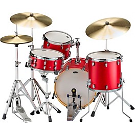 Yamaha Tour Custom Maple 3-Piece Shell Pa... Yamaha Tour Custom Maple 3-Piece Shell Pack With 18" Bass Drum Candy Apple Satin