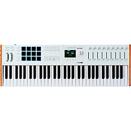 Open Box Arturia KeyLab 61 mk3 MIDI Keyboard Controller Level 1 White