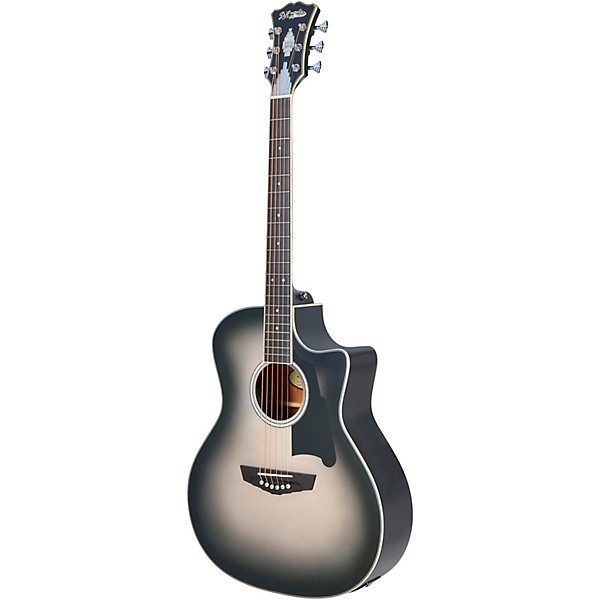 D'Angelico Excel Gramercy Acoustic-Electric Guitar Silver Burst