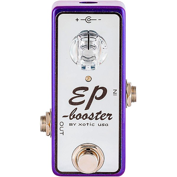 Xotic EP Booster Purple Limited Effects Pedal Metallic Purple