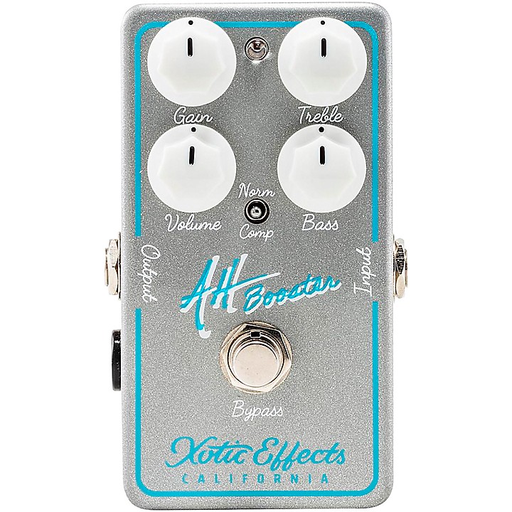 Xotic Effects AH Booster Allen Hinds Effects Pedal Silver Sparkle