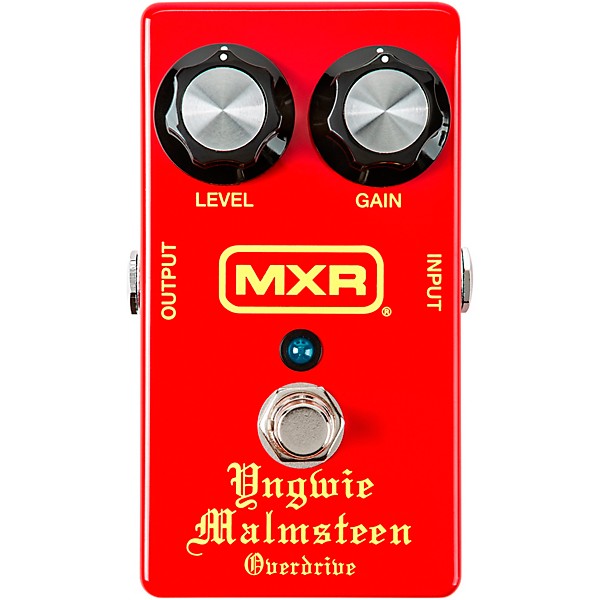 MXR Yngwie Malmsteen Overdrive Effects Pedal Red