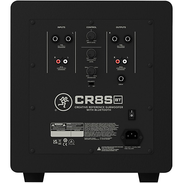 Mackie CR8SBT 8" Powered Subwoofer w/ Bluetooth