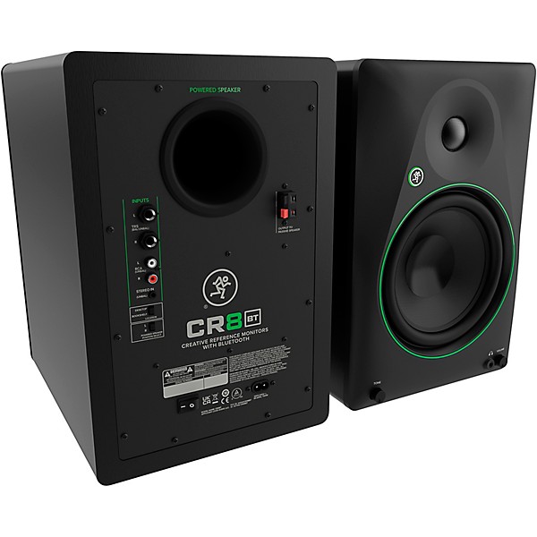 Mackie CR8BT 8" Powered Studio Monitors w/ Tone Control and Bluetooth (Pair)