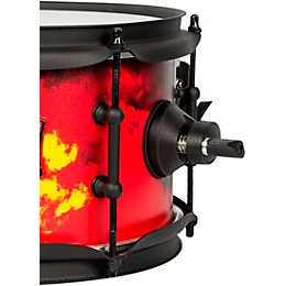 SJC Drums Josh Dun Inferno Side Snare 10 x 6 in. Inferno Custom Wrap