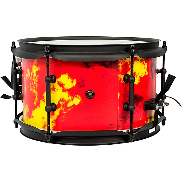 SJC Drums Josh Dun Inferno Side Snare 10 x 6 in. Inferno Custom Wrap