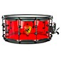 SJC Drums Josh Dun Torch Snare Drum 14 x 6.5 in. Red Acrylic thumbnail