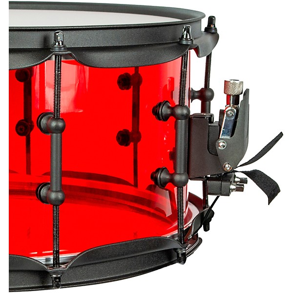 SJC Drums Josh Dun Torch Snare Drum 14 x 6.5 in. Red Acrylic