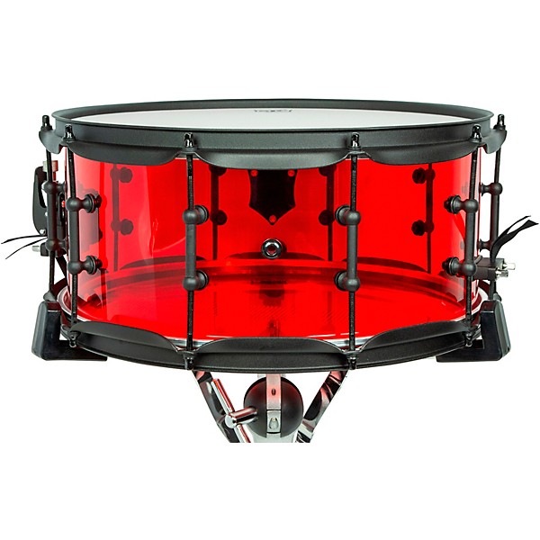 SJC Drums Josh Dun Torch Snare Drum 14 x 6.5 in. Red Acrylic