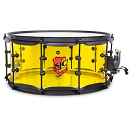 SJC Drums Josh Dun Torch Snare Drum 14 x 6.5 in. Yellow Acrylic