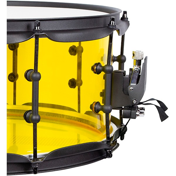 SJC Drums Josh Dun Torch Snare Drum 14 x 6.5 in. Yellow Acrylic