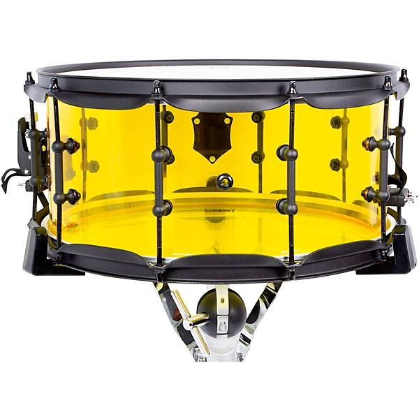 SJC Drums Josh Dun Torch Snare Drum 14 x 6.5 in. Yellow Acrylic