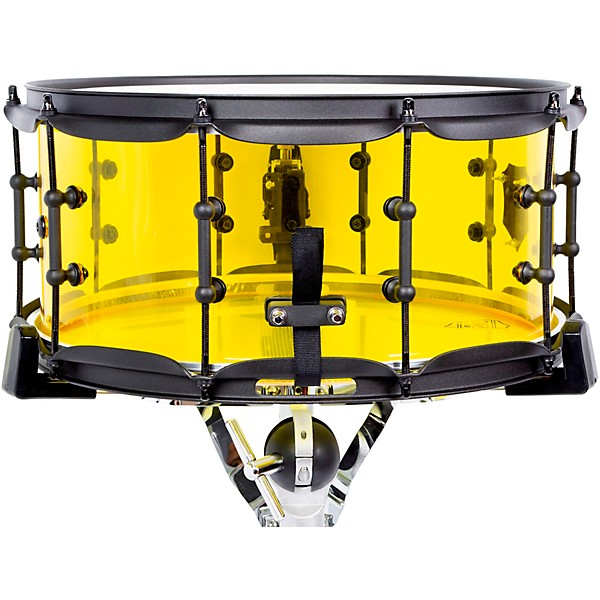 SJC Drums Josh Dun Torch Snare Drum 14 x 6.5 in. Yellow Acrylic