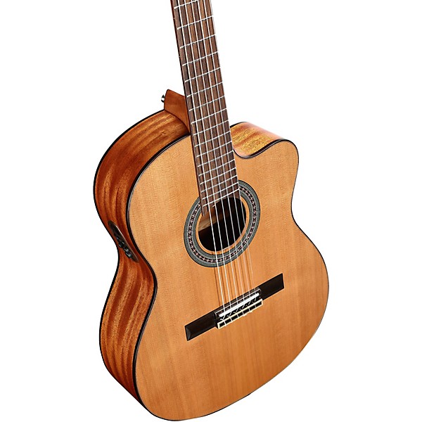 Alvarez AC65Hce Hybrid Nylon-String Classical Acoustic-Electric Guitar Natural