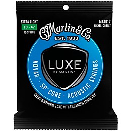 Martin Luxe by Martin Kovar 12-String Acoustic Guitar Strings Extra Light (10-47)