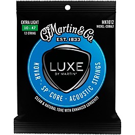 Martin Luxe by Martin Kovar 12-String Acoustic Guitar Strings Extra Light (10-47)