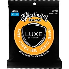 Martin Luxe by Martin Kovar... Martin Luxe by Martin Kovar Flexible Core Nickel Cobalt Acoustic Guitar Strings Medium (13-56)