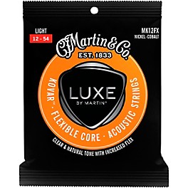 Martin Luxe by Martin Kovar ... Martin Luxe by Martin Kovar Flexible Core Nickel Cobalt Acoustic Guitar Strings Light (12-54)