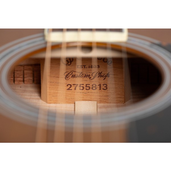 Martin Custom Shop M/0000-14 Style 45 European Spruce-Big Leaf Flame Maple Acoustic Guitar Ambertone