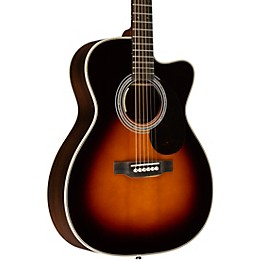 Martin Custom Shop OM Cutaway 1935 European Spruce-East Indian Rosewood Acoustic-Electric Guitar Sunburst