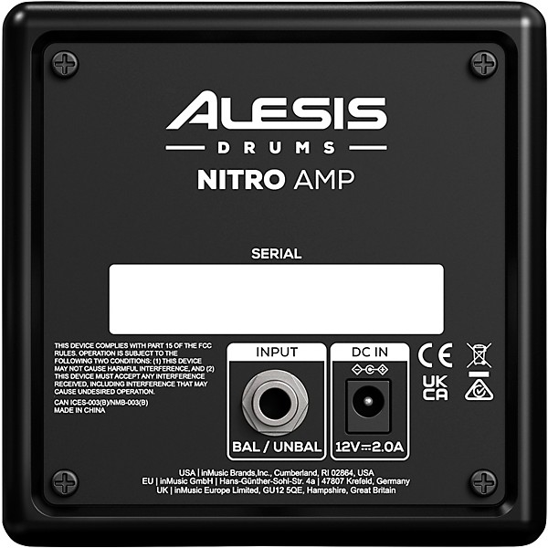 Alesis Nitro Amp 30W Ultracompact 3 Full-Range Personal Drum Monitor