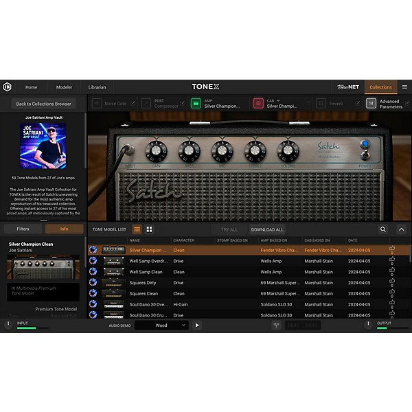 IK Multimedia TONEX Joe Satriani Amp Vault