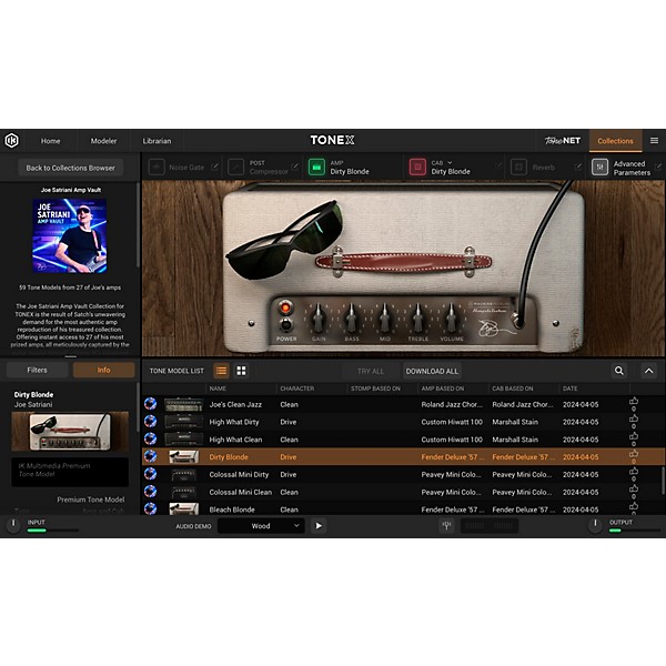 IK Multimedia TONEX Joe Satriani Amp Vault