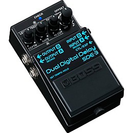 BOSS SDE-3 Dual Digital Delay Effects Pedal Black