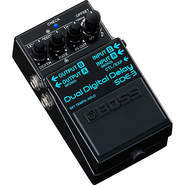 BOSS SDE-3 Dual Digital Delay Effects Pedal Black