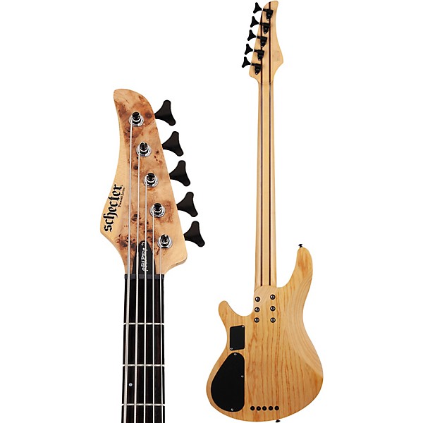 Schecter Guitar Research Reaper-5 Electric Bass Natural Satin