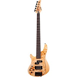 Schecter Guitar Research Reaper-5 Left-Handed Electric Bass Natural Satin