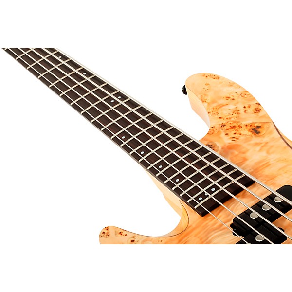 Schecter Guitar Research Reaper-5 Left-Handed Electric Bass Natural Satin