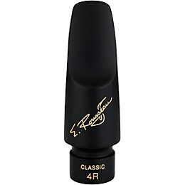 E. Rousseau Rousseau Alto Saxophone Mouthpiece, Classic 4R Black