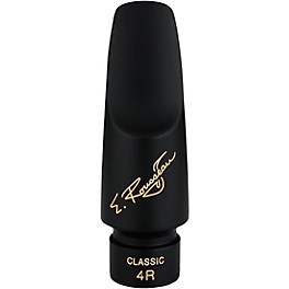 E. Rousseau Rousseau Alto Saxophone Mouthpiece, Classic 4R Black