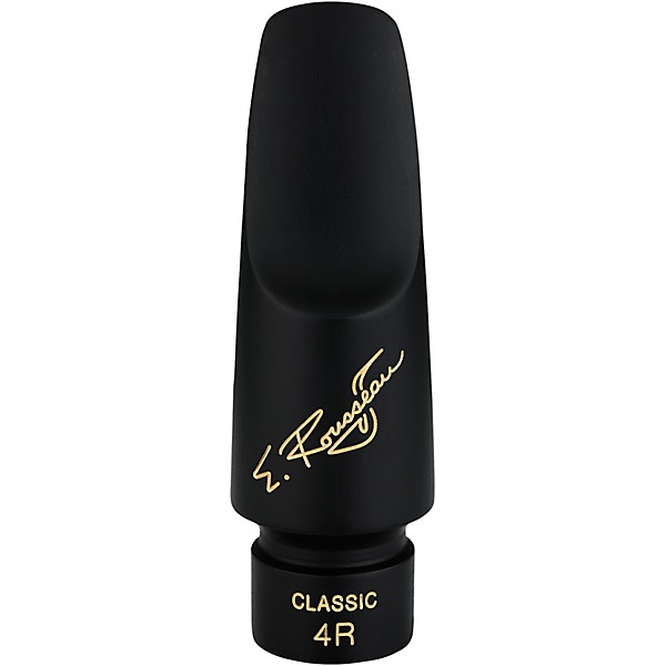 E. Rousseau Rousseau Alto Saxophone Mouthpiece, Classic 4R Black