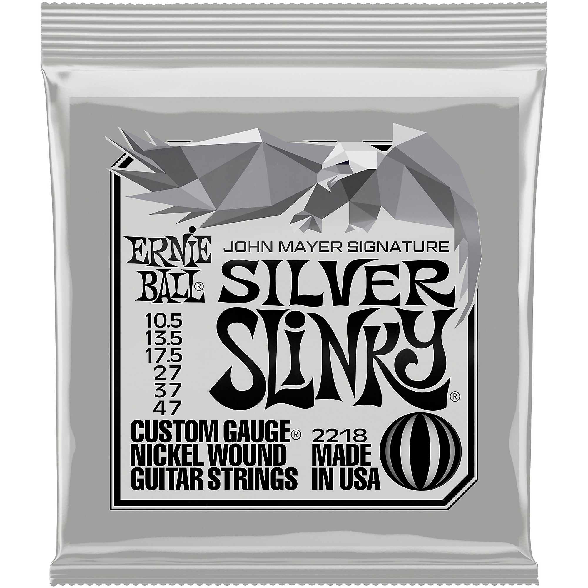 Ernie Ball John Mayer Silver Slinky Nickel Wound Electric