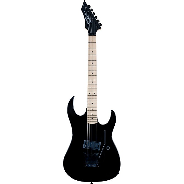 B.C. Rich Gunslinger Retro II with Floyd Rose Electric Guitar Black