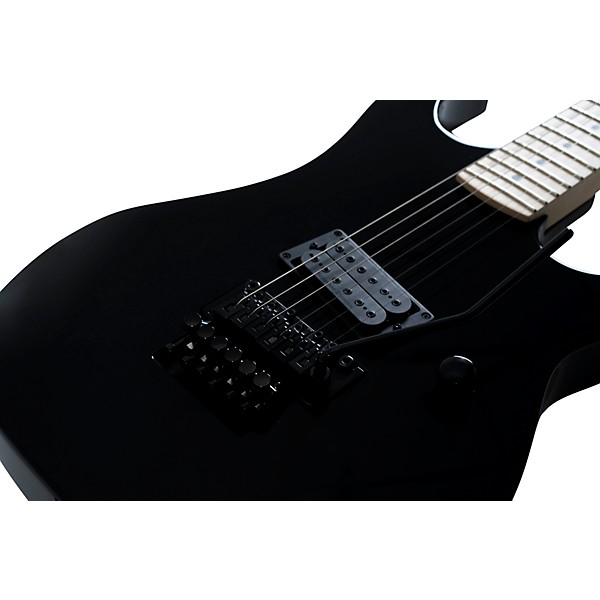 B.C. Rich Gunslinger Retro II with Floyd Rose Electric Guitar Black