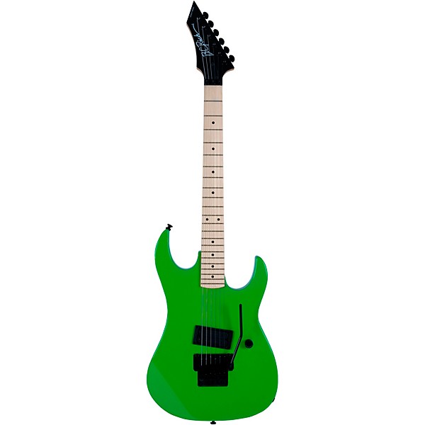 B.C. Rich Gunslinger Retro II with Floyd Rose Electric Guitar Green Pearl