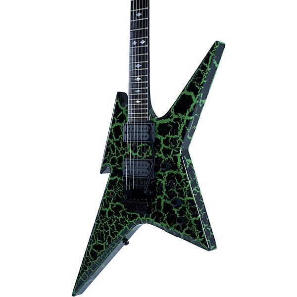 B.C. Rich Ironbird MK1 Legacy With Floyd Electric Guitar Green Crackle