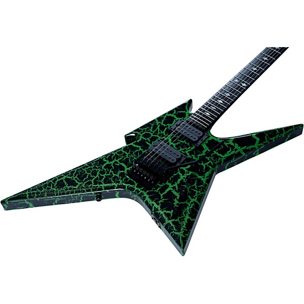 B.C. Rich Ironbird MK1 Legacy With Floyd Electric Guitar Green Crackle