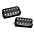 Seymour Duncan Hades Gates Humbucker Pickup Nickel Bridge Seymour Duncan Hades Gates Humbucker Pickup Black Set