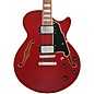 D'Angelico Premier SS Semi-Hollow Electric Guitar Burnt Red thumbnail