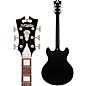 D'Angelico Premier DC Semi-Hollow Electric Guitar Solid Black