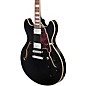 D'Angelico Premier DC Semi-Hollow Electric Guitar Solid Black