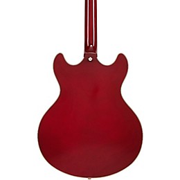 D'Angelico Premier DC Semi-Hollow Electric Guitar Burnt Red