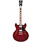 D'Angelico Premier DC Semi-Hollow Electric Guitar Burnt Red