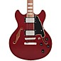 D'Angelico Premier Mini DC Semi-Hollow Electric Guitar Burnt Red thumbnail